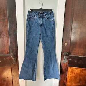 Judy Blue Flared Women Jeans, raw hem